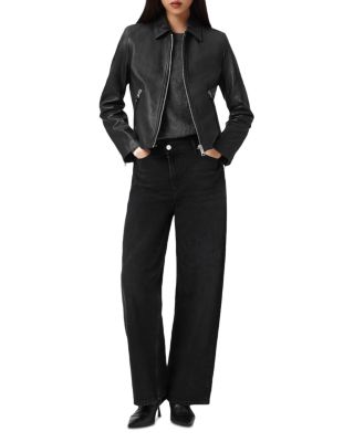 Danbury Nappa Leather Biker Jacket