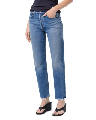 Romney Mid Rise Vintage Straight Jeans in Bounty