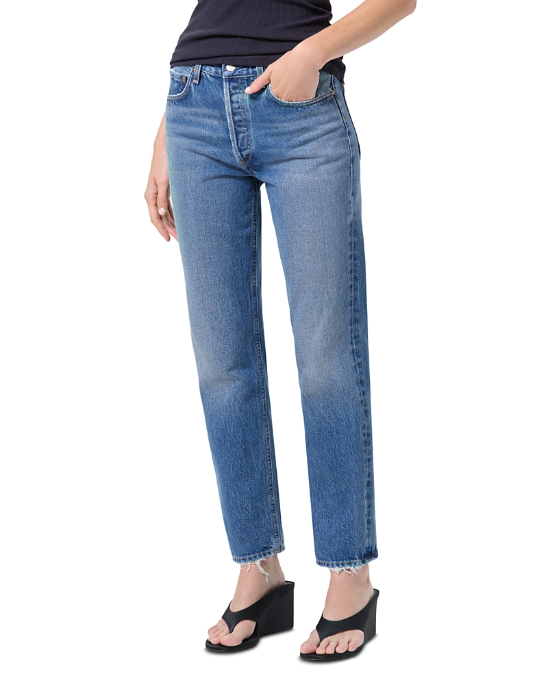 Agolde Romney Mid Rise Vintage Straight Jeans in Bounty