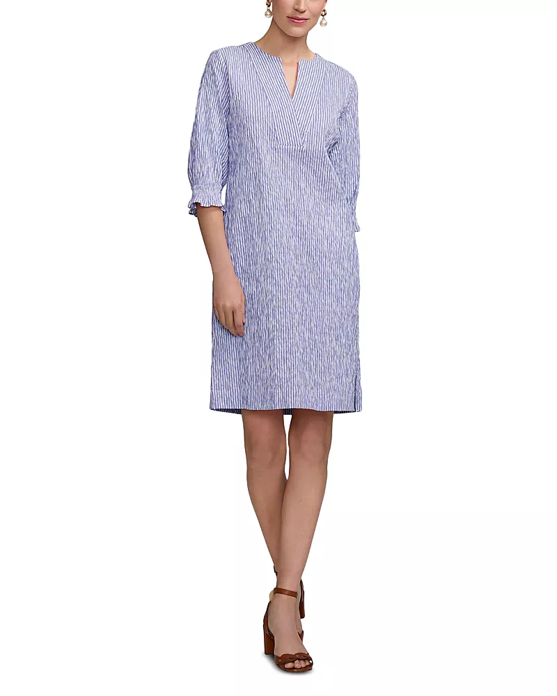 Foxcroft Alicia Jacquard Crinkle Dress