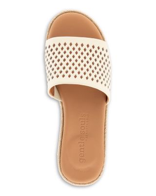 Women's Vandy Perforated Espadrille Slides