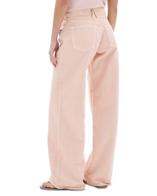 Mica Low Rise Relaxed Wide Leg Jeans in Desert Rose