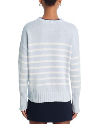 Hazel Striped Crewneck Pullover Sweater