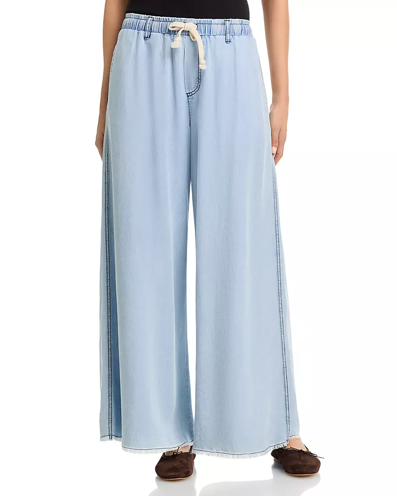 Vintage Havana Washed Denim Wide Leg Pants