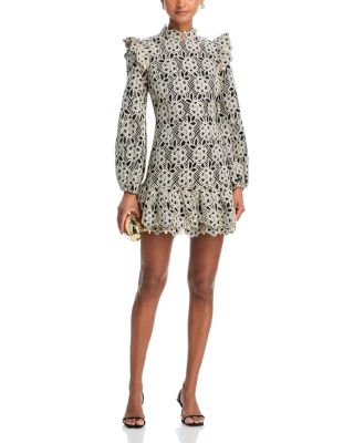 Floral Lace Mini Dress - Exclusive