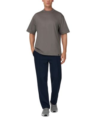 Cotton Blend Scuba Pique Trousers