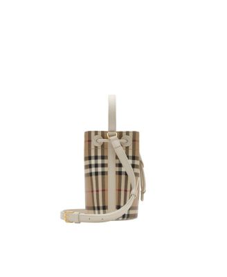  Mini Check Bucket Bag