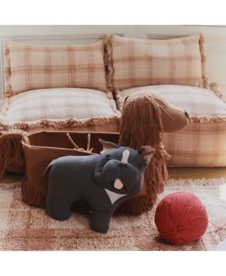 Tartan Handloom Pouf