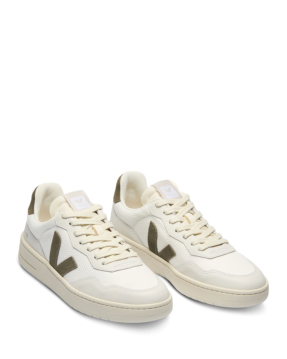 Veja Men's V-90 Low Top Leather Sneakers