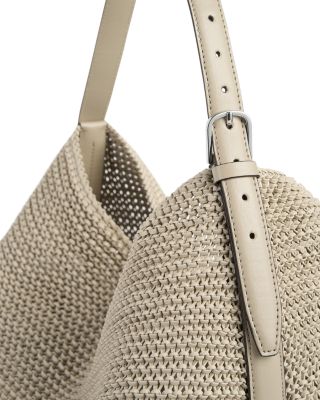 Woven Leather Tote Bag