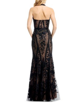 Devin Embroidered Halter Dress