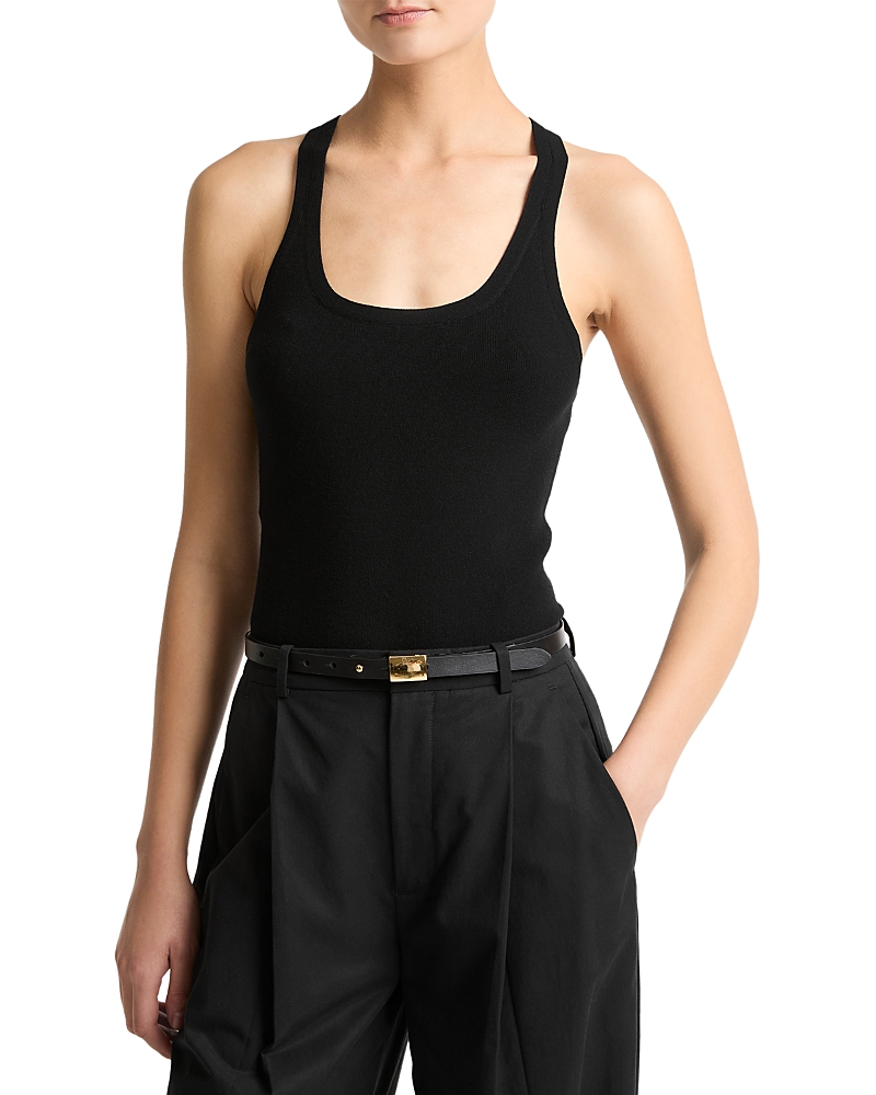 Vince Stretch Scoop Neck Tank Top