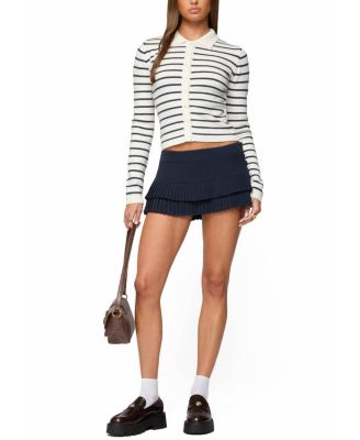 Loreen Striped Knit Cardigan