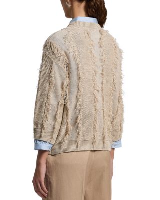 Fringe Micro Sequin Sweater