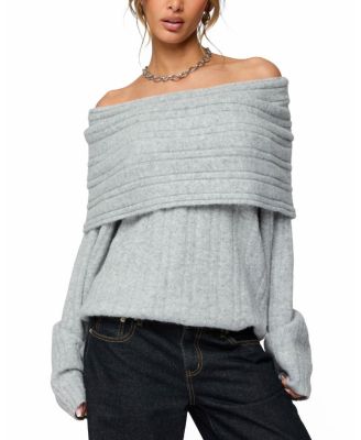 Kadenna Oversized Off Shoulder Sweater