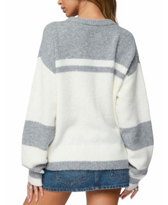Nogah Stripey Oversized Sweater