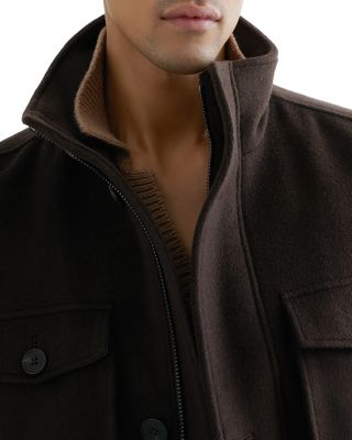 Trident Wool Four Pocket Coat