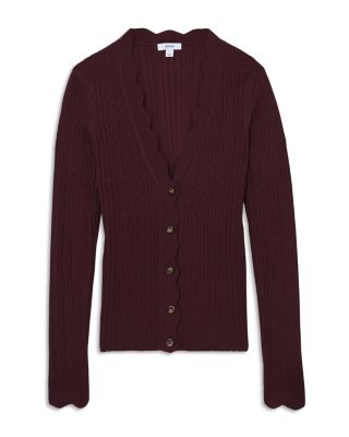 Vinny Scallop Detail Cardigan