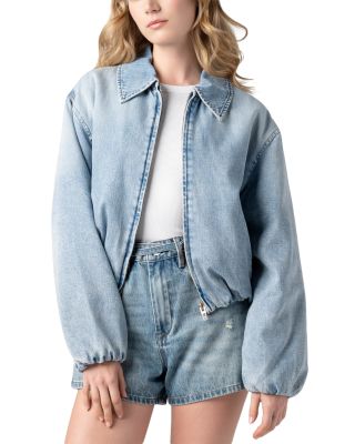 Denim Bomber Jacket