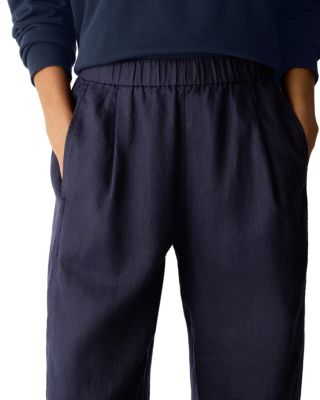 Petite Ankle Pleated Lantern Pants