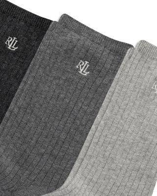 Classic Rib Trouser Socks, Pack of 3