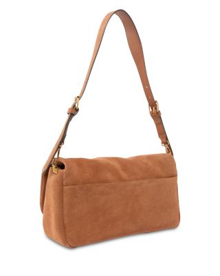Click Soft Suede Shoulder Bag