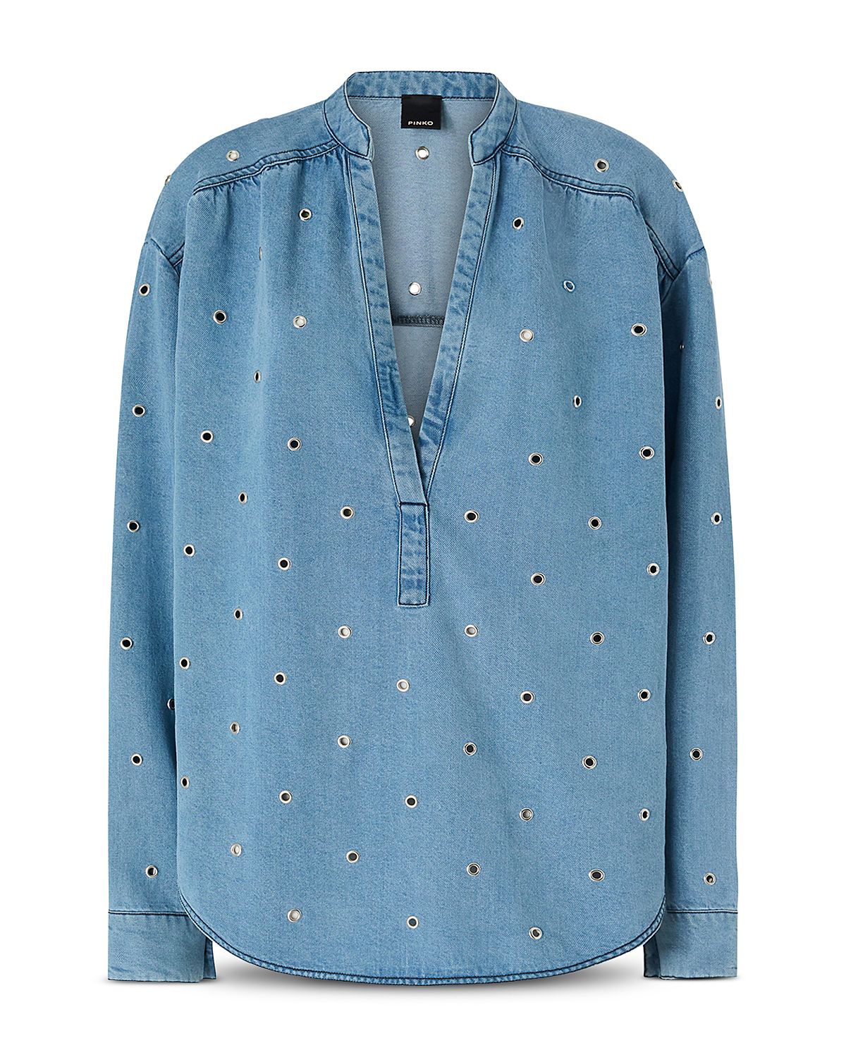 Pinko Bellicoso Blusa Light Denim Shirt