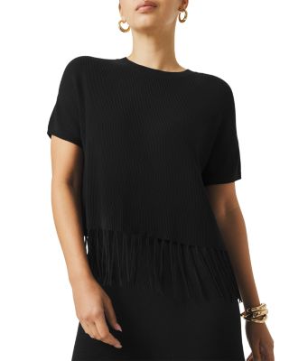 Spl X CJ Ss Fringe Sweater