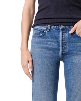 Romney Mid Rise Vintage Straight Jeans in Bounty