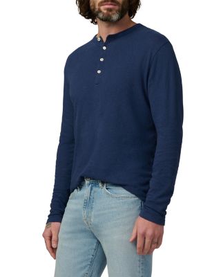 Linen & Cotton Henley Shirt