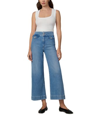 The Ellia High Rise Ankle Wide Leg Jeans in Attraction