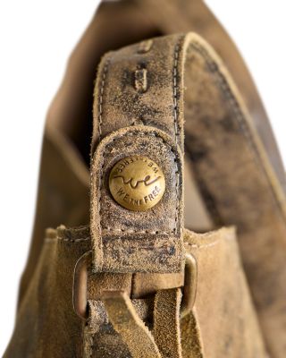 WTF Dallas Large Distressed Leather Tote Bag