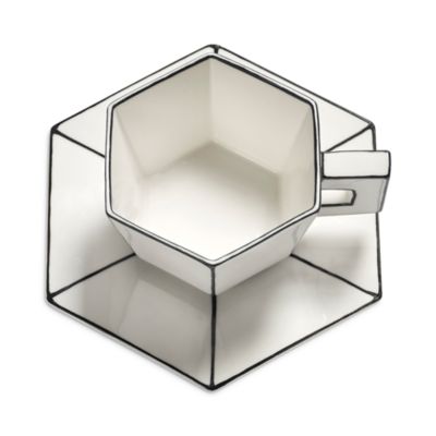 Carte Blanche Cappuccino Cup & Saucer