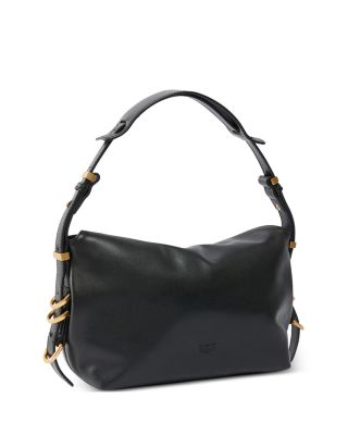 Saddle Horizontal Mini Leather Shoulder Bag