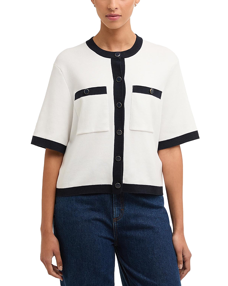 Barbour Sloane Knit Sweater In White