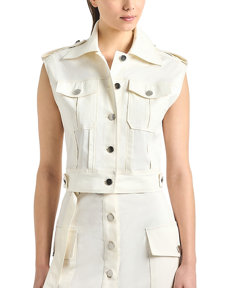 Derek Lam 10 Crosby Illiana Stretch Twill Vest