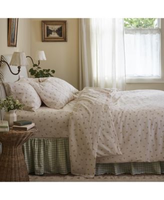 Posy Bud Linen Blend Duvet Cover, King