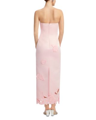 Rayna Appliqu&eacute; Bustier Maxi Dress