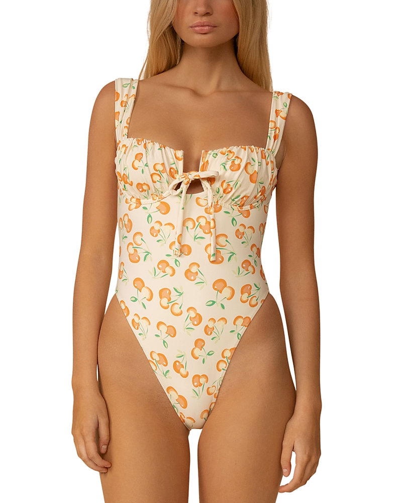 Montce Cherry Sherbet Petal One Piece Swimsuit
