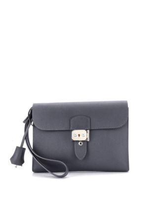 24 Sac a Depeches Wristlet Pouch Epsom