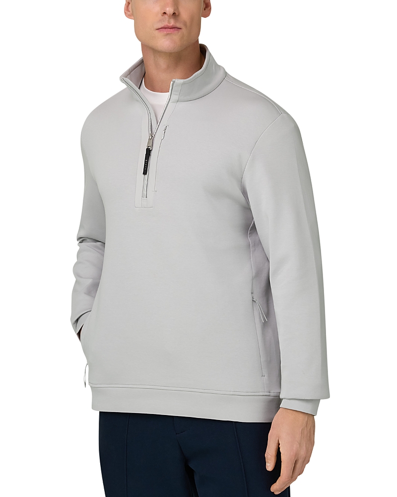 Boggi Milano Lightweight Scuba Half Zip Sweatshirt