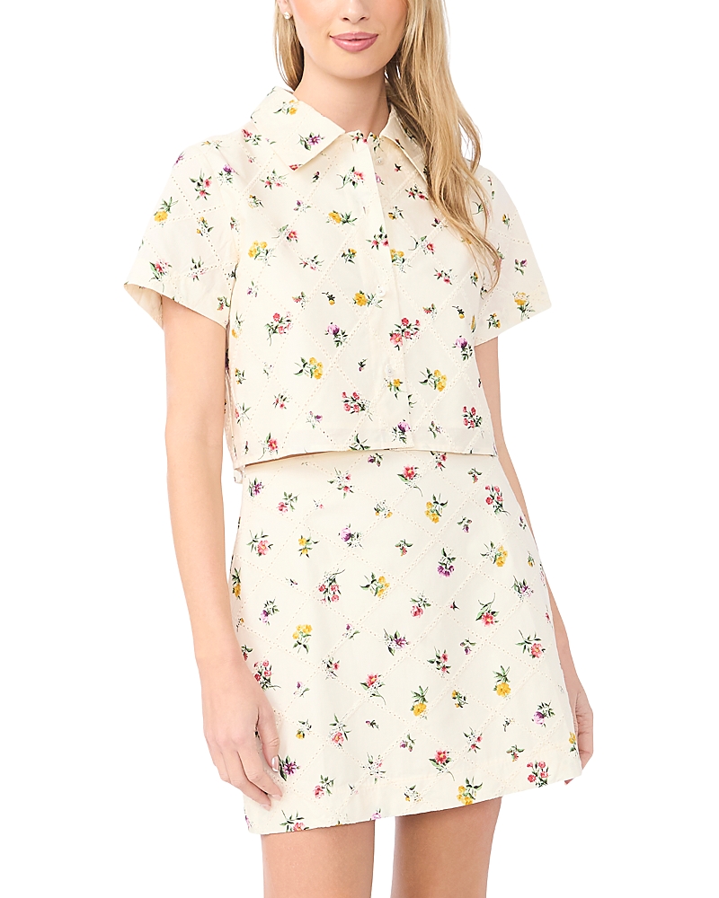 Whistles Liz Button Front Top