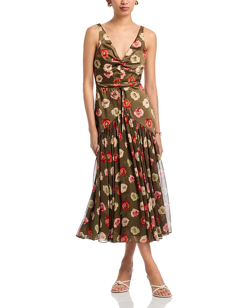 Cinq a Sept Floating Poppies Makaila Dress
