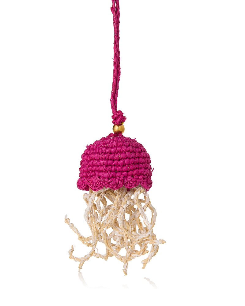 Btb Los Angeles Raffia Jellyfish Bag Charm