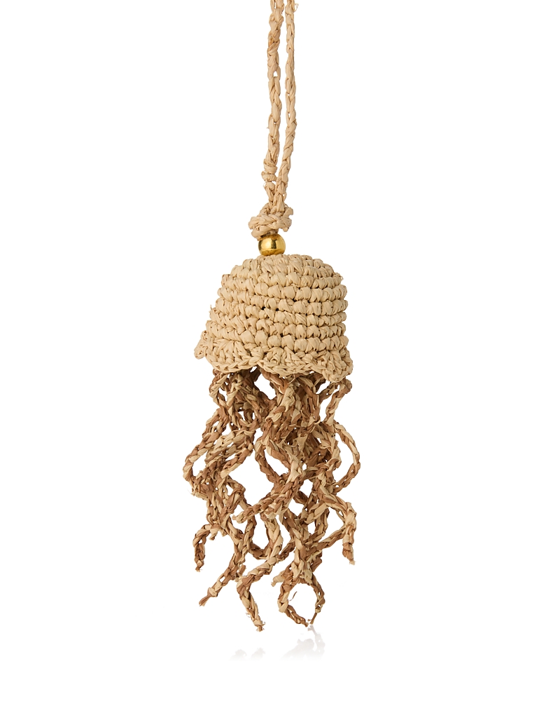 Btb Los Angeles Raffia Jellyfish Bag Charm