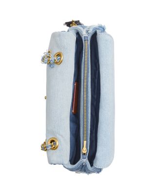 Tabby Shoulder Bag 26 With Denim Patchwork Quilting