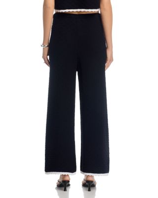 Teddy Diamond Knit Cropped Pants