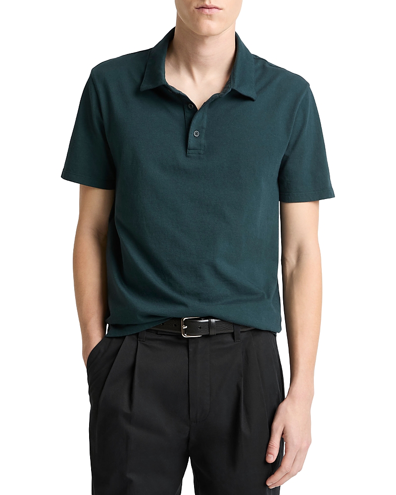 Vince Cotton Knit Polo Shirt