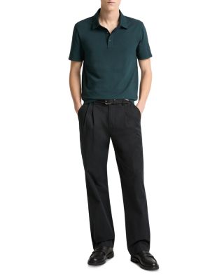 Cotton Knit Polo Shirt  