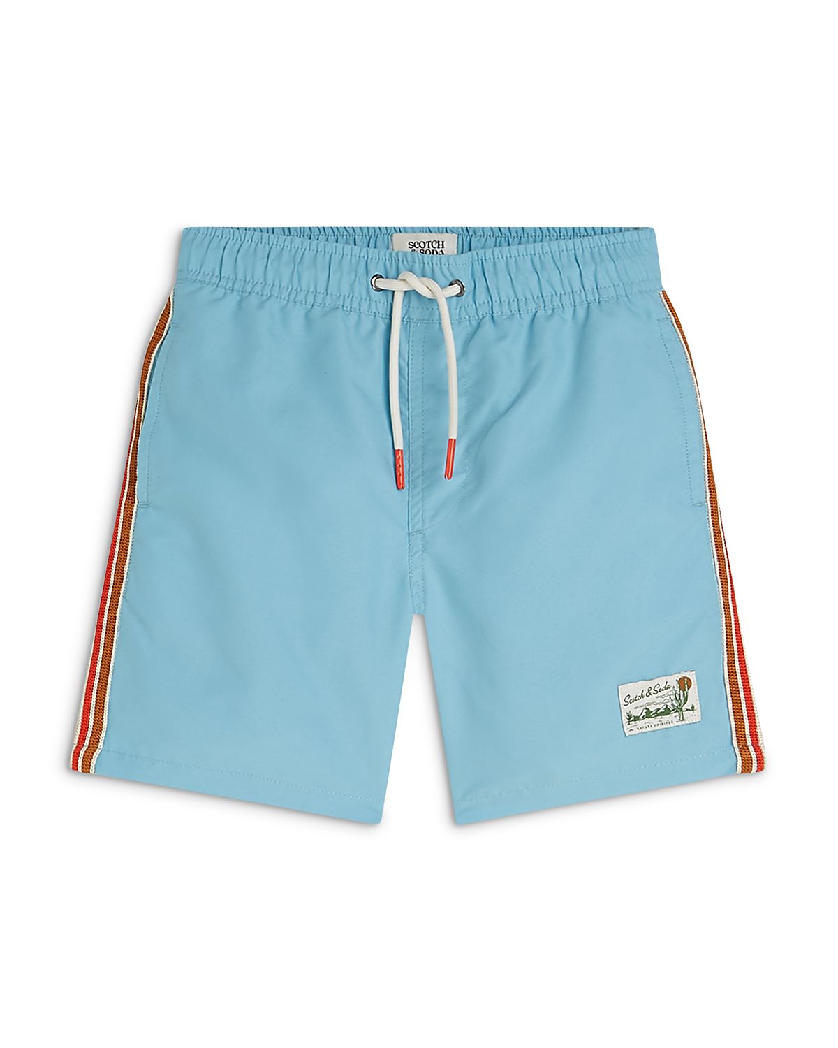 Scotch & Soda Boys' Magic Mid Length Swim Shorts - Big Kid